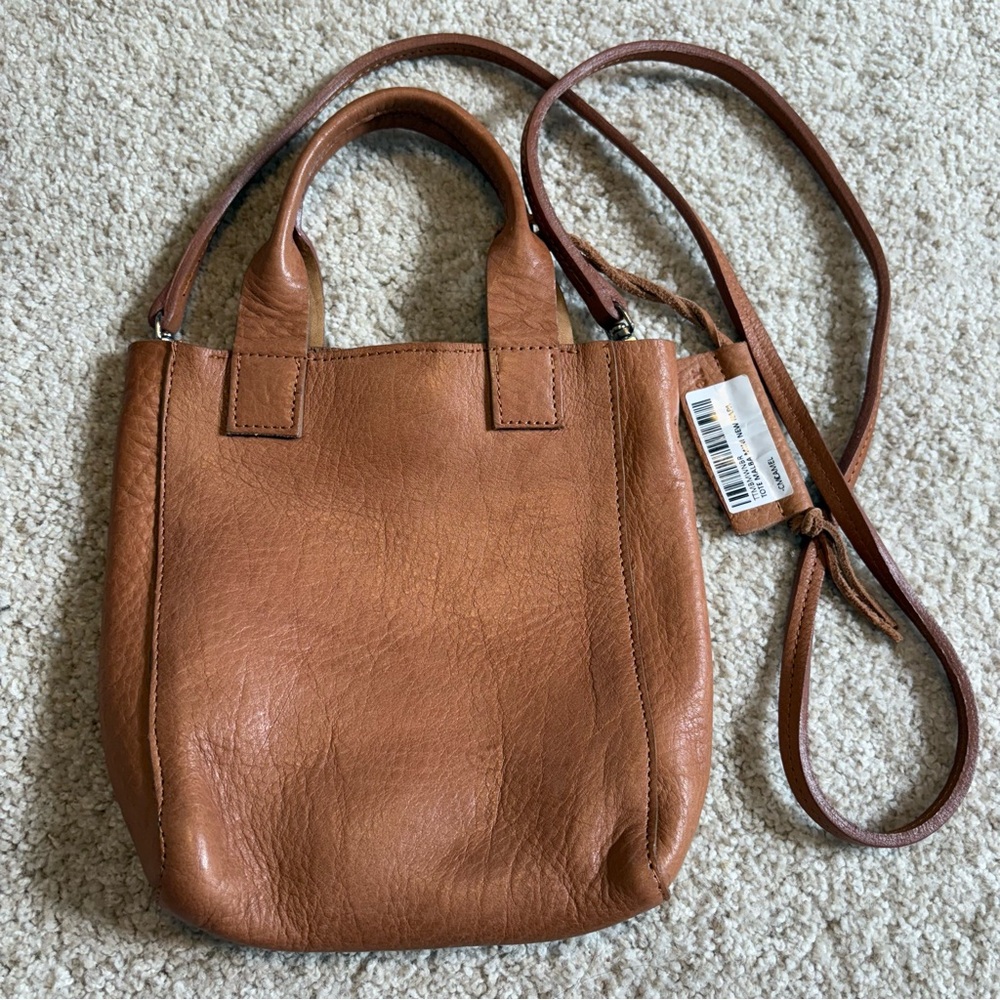 Redondo Frydman‎ Malba Mini Napa Tote Leather Camel